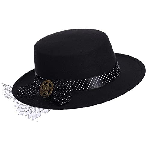 COSDREAMER Damen Herren Steampunk Kostüm Hut Gothic Top Hüte Halloween Totenkopf Hut COSDREAMER Damen Herren Steampunk Kostüm Hut Gothic Top Hüte Halloween Totenkopf Hut von COSDREAMER
