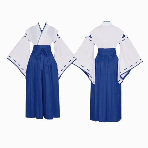 COSDREAMER Damen Kimono Robe Geisha Japanische Yukata Rüschen Tops Hosen Set COSDREAMER Damen Kimono Robe Geisha Japanische Yukata Rüschen Tops Hosen Set von COSDREAMER