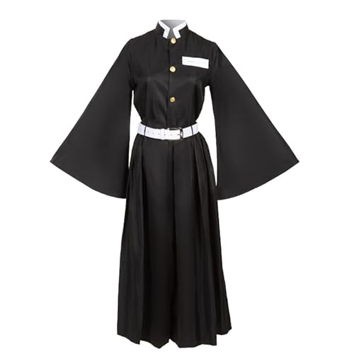 COSDREAMER Herren Japanische Kimono Bademantel Maruthil Cosplay Tanz Kostüm Yukata (Schwarz B, L) von COSDREAMER