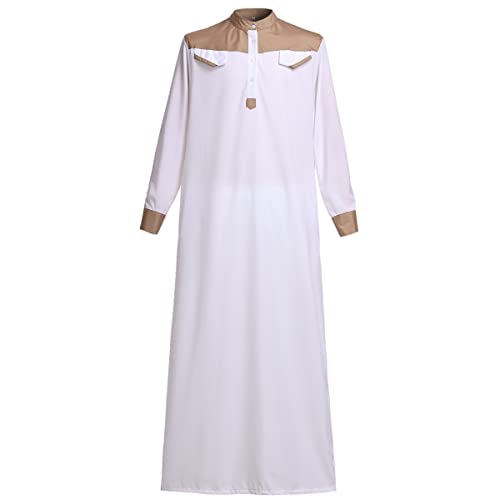 COSDREAMER Herrenrobe Kaftan Thobe Langes Kleid Hemd Arabisch Muslim tragen von COSDREAMER