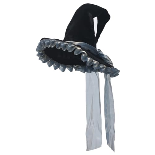 COSDREAMER Hexenhut für Damen, Wolle, Strickmütze für Halloween, Weihnachten, Kostümparty (N) von COSDREAMER