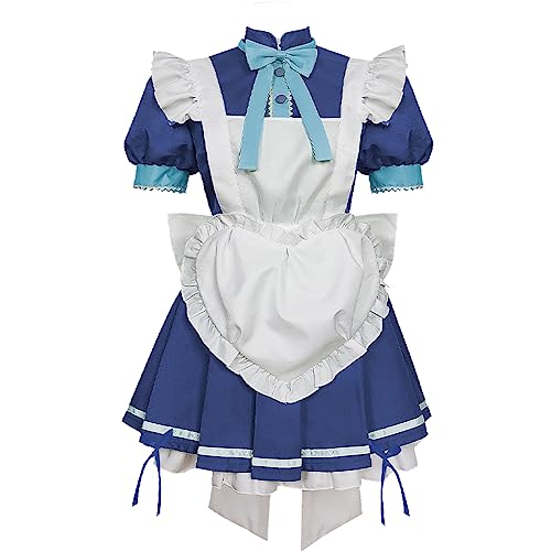 COSDREAMER Japanisches Anime Cosplay Lolita Kostüm Halloween Dienstmädchen Kleid Set für Frauen 3XL von COSDREAMER