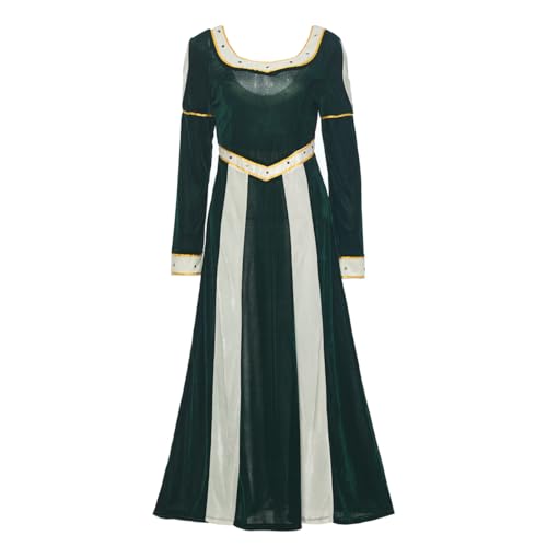 COSDREAMER Prinzessin Fiona Kleid für Damen, Halloween, Cosplay, Party, Kostüm, Grün, langärmelig, Verkleidung COSDREAMER Prinzessin Fiona Kleid für Damen, Halloween, Cosplay, Party, Kostüm, Grün, langärmelig, Verkleidung von COSDREAMER