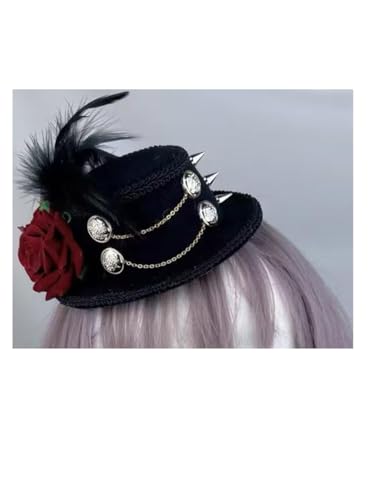 COSDREAMER Vintage Lolita Mini Zylinder Steampunk Prinz Gay Haarspange Kopfbedeckung Zubehör von COSDREAMER