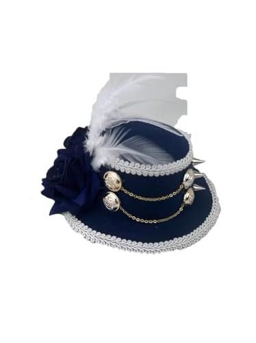 COSDREAMER Vintage Lolita Mini Zylinder Steampunk Prinz Gay Haarspange Kopfbedeckung Zubehör COSDREAMER Vintage Lolita Mini Zylinder Steampunk Prinz Gay Haarspange Kopfbedeckung Zubehör von COSDREAMER