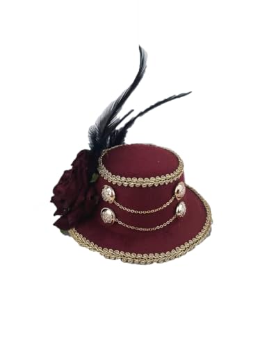 COSDREAMER Vintage Lolita Mini Zylinder Steampunk Prinz Gay Haarspange Kopfbedeckung Zubehör von COSDREAMER