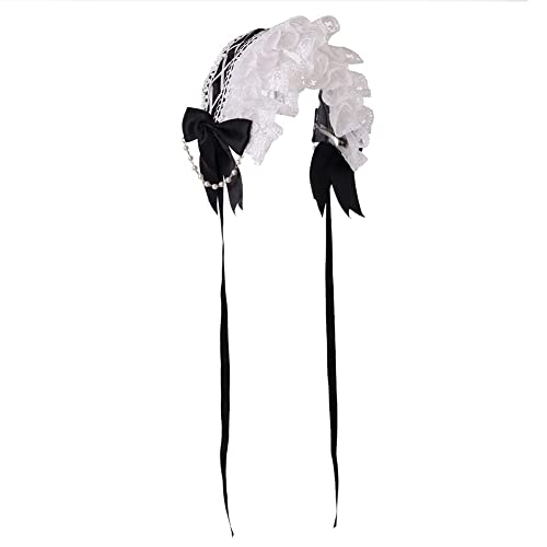Mädchen Dienstmädchen Cosplay Stirnband Spitze Blume Kopfbedeckung (SCHWARZ) Mädchen Dienstmädchen Cosplay Stirnband Spitze Blume Kopfbedeckung (SCHWARZ) von COSDREAMER