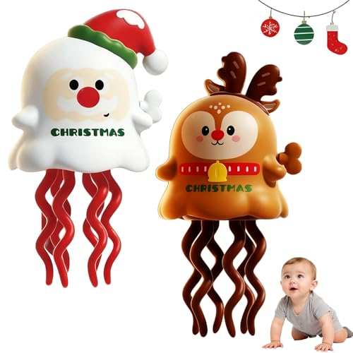 COSEN Electric Dancing Octopus Toy, 2025 Neu Tanzender Oktopus Spielzeug, Krabbelspielzeug Baby Mit Krabbel Sensorik Spielzeug für Junge Mädchen Geburtstag Weihnachten Halloween (A+B) von COSEN
