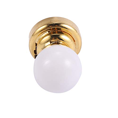 COSINE 1:12 Puppenhaus Miniatur Globus WeißE Decke LED Licht Beleuchtung Lampe mit Batterie von COSINE