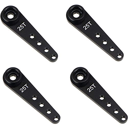 COSINE 4 Stuecke 37 Mm 25 T Metall VerläNgerung Lenkung Servo Arm Horn für RC Raupen Teile, Schwarz COSINE 4 Stuecke 37 Mm 25 T Metall VerläNgerung Lenkung Servo Arm Horn für RC Raupen Teile, Schwarz von COSINE