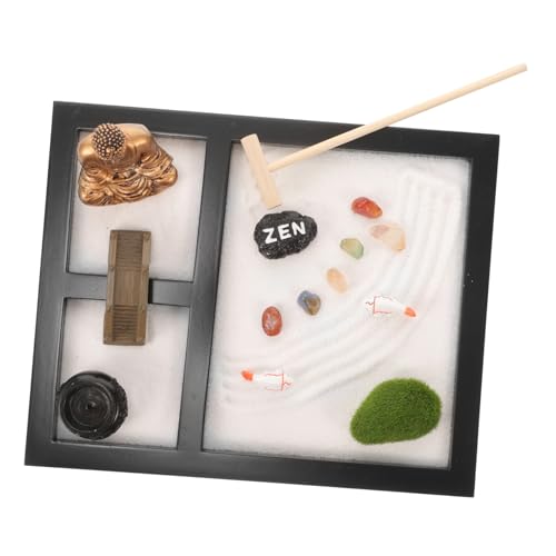 COSMEVIVI 1 Box Zen Sandtisch, Sandtisch Ornament, Meditationsschmuck, Haushaltskunstwerk, Gartensandkasten Für Schreibtisch, Zen Garten Set, Sandkasten, Kunstwerk, Mikrolandschafts, COSMEVIVI 1 Box Zen Sandtisch, Sandtisch Ornament, Meditationsschmuck, Haushaltskunstwerk, Gartensandkasten Für Schreibtisch, Zen Garten Set, Sandkasten, Kunstwerk, Mikrolandschafts, von COSMEVIVI