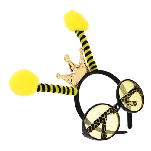 COSMEVIVI 1 Satz Bienengläser-Set Bienenkostüm kinder Party-Sonnenbrille für Erwachsene Bienen Party Dekoration Bienen Themen Outfit Stirnband Stirnbänder Bienenbrille für Kleinkinder Abs von COSMEVIVI