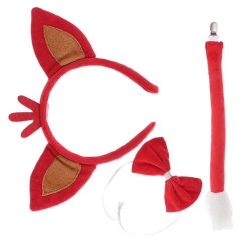 COSMEVIVI Halloween-stirnband Mit Ohren Und Tierkopfbedeckung Aus Plüsch Für Erwachsene Und Bühnenkostüm von COSMEVIVI