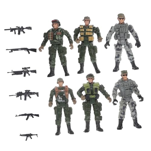 COSMEVIVI 1 Satz Militärsoldatenmodell Figuren Modellbau miniaturfiguren -Soldaten kleines Soldatenmodell Miniaturmenschen Kinderspielzeug Plastik COSMEVIVI 1 Satz Militärsoldatenmodell Figuren Modellbau miniaturfiguren -Soldaten kleines Soldatenmodell Miniaturmenschen Kinderspielzeug Plastik von COSMEVIVI