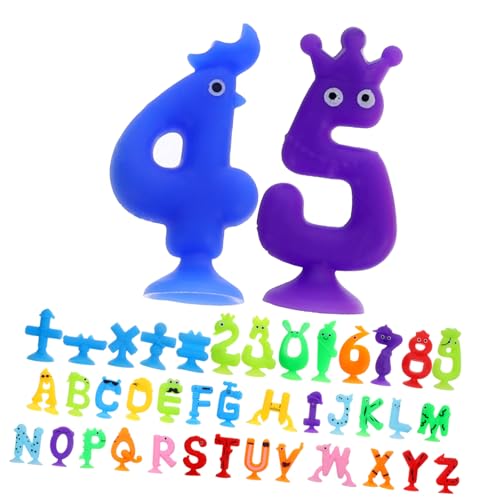 COSMEVIVI Pädagogisches Kinderspielzeug Alphabet Nummer Spielzeug 41 Stück Silikon Badespielzeug Tasse Buchstaben Für Kleinkinder COSMEVIVI Pädagogisches Kinderspielzeug Alphabet Nummer Spielzeug 41 Stück Silikon Badespielzeug Tasse Buchstaben Für Kleinkinder von COSMEVIVI