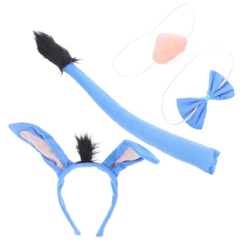 COSMEVIVI 1 Satz Tierbekleidungszubehör Tierstirnband Cosplay -Accessoires Tierkostümzubehör für Damen Eselsohren Erwachsener Halloween-Kopfschmuck Halloween-Esel-Kostüm Stoff Himmelblau COSMEVIVI 1 Satz Tierbekleidungszubehör Tierstirnband Cosplay -Accessoires Tierkostümzubehör für Damen Eselsohren Erwachsener Halloween-Kopfschmuck Halloween-Esel-Kostüm Stoff Himmelblau von COSMEVIVI