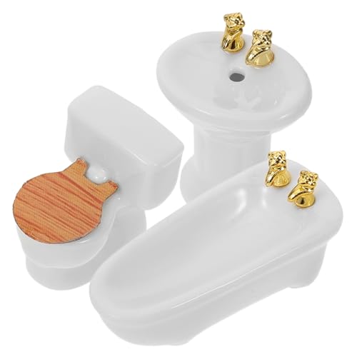 COSMEVIVI 1 Set Babyhaus Badezimmerset, Mini Duschraum Requisite, Mini Badezimmermöbel, Puppenhaus Waschbecken, Mini Hausmöbel, Duschraum, Mini Modell, Miniatur Duschraum Zubehör COSMEVIVI 1 Set Babyhaus Badezimmerset, Mini Duschraum Requisite, Mini Badezimmermöbel, Puppenhaus Waschbecken, Mini Hausmöbel, Duschraum, Mini Modell, Miniatur Duschraum Zubehör von COSMEVIVI