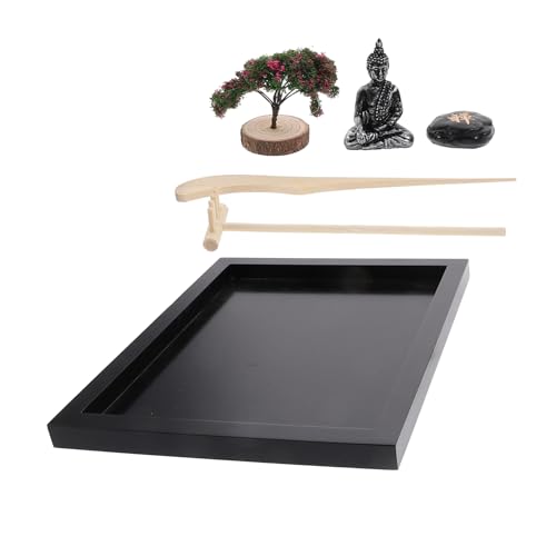COSMEVIVI 1satz Sandtisch Kunstwerk Mit Buddha Statue Zen Garten Für Schreibtisch Mikro-Landschaft Spirituelle Wohnaccessoires Kreative Asiatische Deko Für Entspannung Und Balance COSMEVIVI 1satz Sandtisch Kunstwerk Mit Buddha Statue Zen Garten Für Schreibtisch Mikro-Landschaft Spirituelle Wohnaccessoires Kreative Asiatische Deko Für Entspannung Und Balance von COSMEVIVI