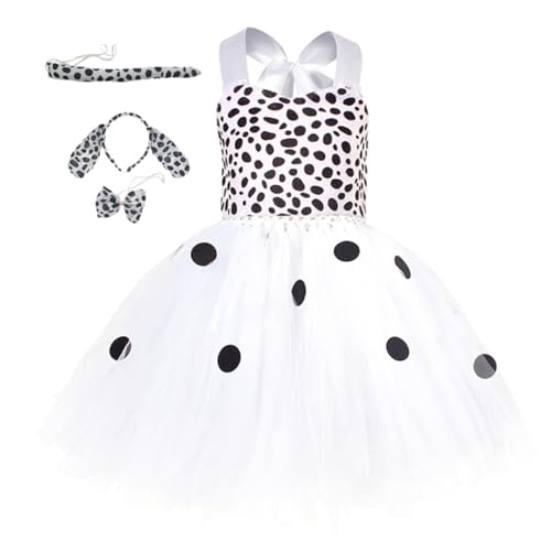 COSMEVIVI 1 Set Dalmatiner Prinzessinnenkleid, Cosplay Kostüm, Kleinkind Mädchenrock, Mädchenkleid, Geburtstagskleid, Prinzessinnenkleider Für Mädchen, Dalmatiner Kostüm, Kinder, Ärmellos, COSMEVIVI 1 Set Dalmatiner Prinzessinnenkleid, Cosplay Kostüm, Kleinkind Mädchenrock, Mädchenkleid, Geburtstagskleid, Prinzessinnenkleider Für Mädchen, Dalmatiner Kostüm, Kinder, Ärmellos, von COSMEVIVI