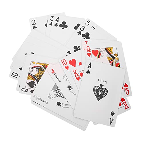 COSMEVIVI 1 Set Extra Große Pokerkarten, Kartenspiele, Spielkarten, Jumbo Spielkarten, Dekoration, Riesenkarten, Jumbo Karten, Große Karten, Große Karten, Partyspielkarten, Spielen COSMEVIVI 1 Set Extra Große Pokerkarten, Kartenspiele, Spielkarten, Jumbo Spielkarten, Dekoration, Riesenkarten, Jumbo Karten, Große Karten, Große Karten, Partyspielkarten, Spielen von COSMEVIVI