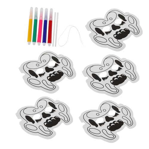COSMEVIVI 1 Set Handgezeichnete Ballonspielzeuge, Masken Für Maskenbälle, Partymasken In Großpackung, Leere Augenmasken, DIY Augenmasken, Cosplay Masken In Weiß, Leere Masken Zum COSMEVIVI 1 Set Handgezeichnete Ballonspielzeuge, Masken Für Maskenbälle, Partymasken In Großpackung, Leere Augenmasken, DIY Augenmasken, Cosplay Masken In Weiß, Leere Masken Zum von COSMEVIVI