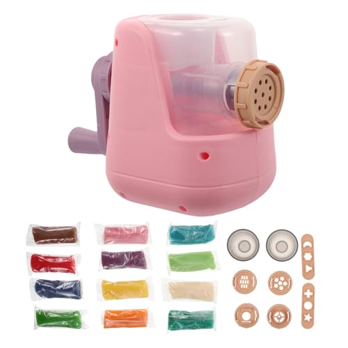 COSMEVIVI 1 Set Kinder-Handbuch-Teig-Extruder-Spielzeug, Spaghetti-Maker, Bastelwerkzeuge, Rollenspiel-Küchenset mit mehrfarbigem Ton, lustiges DIY-Modellierset für Jungen und Mädchen COSMEVIVI 1 Set Kinder-Handbuch-Teig-Extruder-Spielzeug, Spaghetti-Maker, Bastelwerkzeuge, Rollenspiel-Küchenset mit mehrfarbigem Ton, lustiges DIY-Modellierset für Jungen und Mädchen von COSMEVIVI