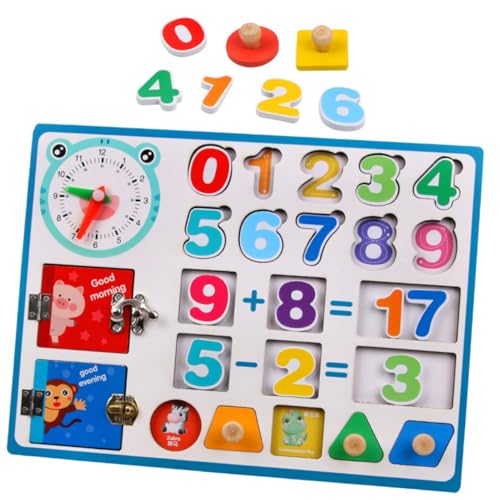 COSMEVIVI 1 Set Lerntafel Für Die Früherziehung, Mathe Übungstafel Für Kinder, Aktivitätsspielzeug Für Die Frühe Entwicklung, Intelligenzentwicklung, Spielzeug, Sortierspielzeug Für COSMEVIVI 1 Set Lerntafel Für Die Früherziehung, Mathe Übungstafel Für Kinder, Aktivitätsspielzeug Für Die Frühe Entwicklung, Intelligenzentwicklung, Spielzeug, Sortierspielzeug Für von COSMEVIVI