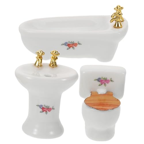 COSMEVIVI 1 Set Mini Badezimmerset, Badezimmer Szenen Requisite, Miniatur Badezimmer Requisite, Mini Hausschmuck, Badezimmer Dekoration, Miniatur Schmuck, Mini Duschraum Schmuck, Puppenhaus COSMEVIVI 1 Set Mini Badezimmerset, Badezimmer Szenen Requisite, Miniatur Badezimmer Requisite, Mini Hausschmuck, Badezimmer Dekoration, Miniatur Schmuck, Mini Duschraum Schmuck, Puppenhaus von COSMEVIVI
