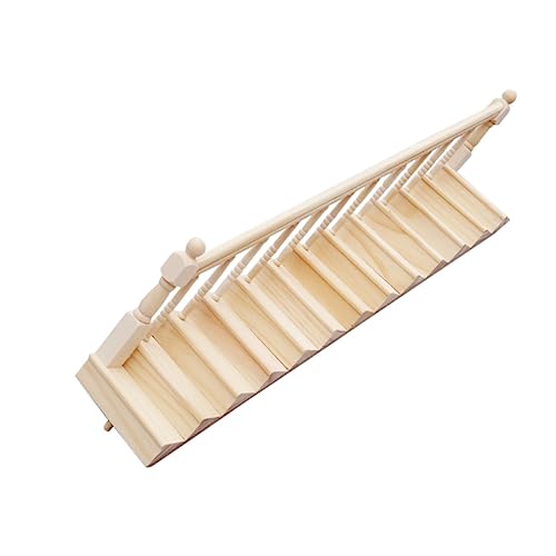 COSMEVIVI 1 Set Mini Holzmöbel Mini Treppenhaus Treppenhaus Modell Mit Handlauf COSMEVIVI 1 Set Mini Holzmöbel Mini Treppenhaus Treppenhaus Modell Mit Handlauf von COSMEVIVI