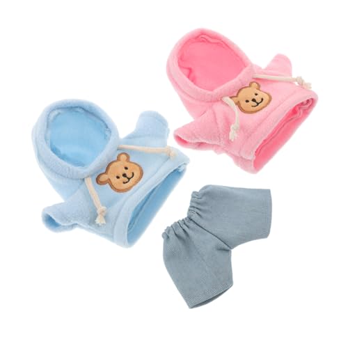 COSMEVIVI 1 Set Stoffbär-puppenkleidung: Stofftier-ersatz-Kapuzenpullover Und -Hose Für 20 cm Große Bären – Wiederverwendbares Puppenkostüm Zum Anziehen COSMEVIVI 1 Set Stoffbär-puppenkleidung: Stofftier-ersatz-Kapuzenpullover Und -Hose Für 20 cm Große Bären – Wiederverwendbares Puppenkostüm Zum Anziehen von COSMEVIVI