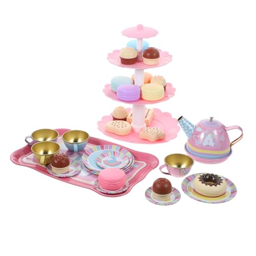 COSMEVIVI 1 Set Tee Set Spielzeug Mädchen Kleinkind Spielzeug Simulation Küche Zubehör Kinder Spielzeug Tee Party Dekorationen Miniatur Teegeschirr COSMEVIVI 1 Set Tee Set Spielzeug Mädchen Kleinkind Spielzeug Simulation Küche Zubehör Kinder Spielzeug Tee Party Dekorationen Miniatur Teegeschirr von COSMEVIVI