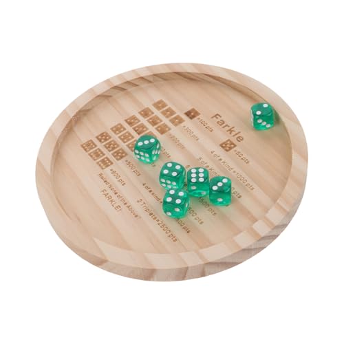 COSMEVIVI 1 Set Würfeltablett Aus Holz, Farkle Würfeltablett, Familientreffen Spielwürfel, Holzspielwürfel, Kleine Holzwürfel, Farkle Würfel, Spielzubehör, Spielwürfelhalter, COSMEVIVI 1 Set Würfeltablett Aus Holz, Farkle Würfeltablett, Familientreffen Spielwürfel, Holzspielwürfel, Kleine Holzwürfel, Farkle Würfel, Spielzubehör, Spielwürfelhalter, von COSMEVIVI