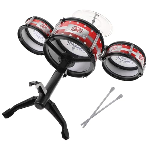 COSMEVIVI 1 Stück Mini Percussion Set für Teiliges Schlagzeugset Rot für Musikbildung und Kreatives Sicher und Schadstofffrei für Vorschulkinder COSMEVIVI 1 Stück Mini Percussion Set für Teiliges Schlagzeugset Rot für Musikbildung und Kreatives Sicher und Schadstofffrei für Vorschulkinder von COSMEVIVI