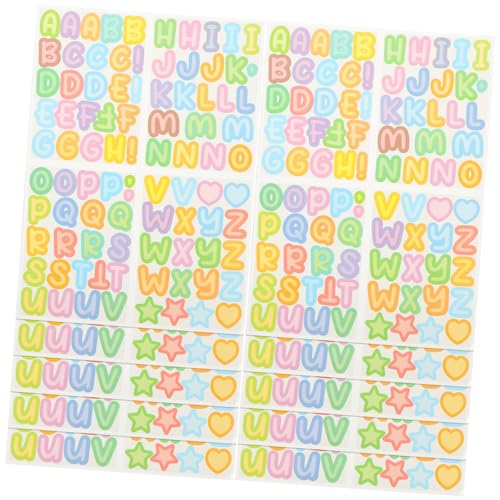 COSMEVIVI Bastelaufkleber Alphabet-Aufkleber Selbstklebende Vinyl-buchstabenaufkleber Für Projekte von COSMEVIVI