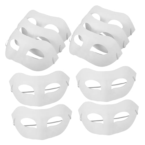 COSMEVIVI 10 Stück Blanko Papiermasken Zum Selbstgestalten DIY Masken Für Maskerade Und Cosplay Partys Kreative Bastelmasken Für Kinder Und Erwachsene COSMEVIVI 10 Stück Blanko Papiermasken Zum Selbstgestalten DIY Masken Für Maskerade Und Cosplay Partys Kreative Bastelmasken Für Kinder Und Erwachsene von COSMEVIVI