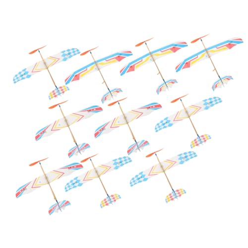 COSMEVIVI 10 Stück Gummiantrieb Flugzeug Lernspielzeug für Bastel Segelflugzeuge für Drinnen und Draußen Geeignet Zufällige Designs als COSMEVIVI 10 Stück Gummiantrieb Flugzeug Lernspielzeug für Bastel Segelflugzeuge für Drinnen und Draußen Geeignet Zufällige Designs als von COSMEVIVI