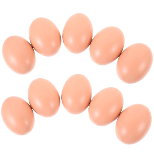 COSMEVIVI 10 Stück Holzeier für Dekoration Künstliche Hühnereier zum Bemalen DIY für Ostern Handgemachte Simulation Eier für Zuhause und Bastelprojekte COSMEVIVI 10 Stück Holzeier für Dekoration Künstliche Hühnereier zum Bemalen DIY für Ostern Handgemachte Simulation Eier für Zuhause und Bastelprojekte von COSMEVIVI