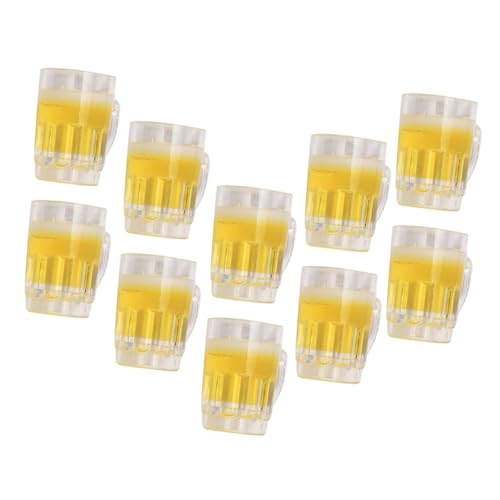 COSMEVIVI 10 Stück Simulation Bierkrug, Mini Kaffeetassen Aus Kunstharz, Bezaubernde Miniaturtasse, Miniatur Lebensmittel Und Getränkespielzeug, Mini Dekorationen Für Puppenhaus, Mini COSMEVIVI 10 Stück Simulation Bierkrug, Mini Kaffeetassen Aus Kunstharz, Bezaubernde Miniaturtasse, Miniatur Lebensmittel Und Getränkespielzeug, Mini Dekorationen Für Puppenhaus, Mini von COSMEVIVI