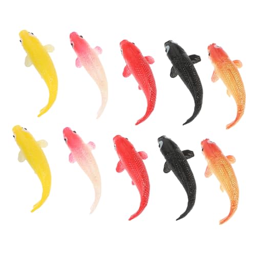 COSMEVIVI 10 Stück Teiliges Künstliche Goldfisch Modelle Realistische Unterwasser Dekoration für Aquarien Terrarien Tischdeko für Heim Büro COSMEVIVI 10 Stück Teiliges Künstliche Goldfisch Modelle Realistische Unterwasser Dekoration für Aquarien Terrarien Tischdeko für Heim Büro von COSMEVIVI