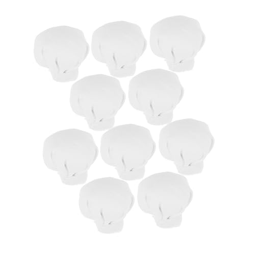 COSMEVIVI 10 Stück Teiliges Miniatur Weiße Stoff Kochmützen für Puppen Niedliche Kleine Chef Hüte Robust und Vielseitig für Puppenhaus Dekoration und Kreative Bastelprojekte COSMEVIVI 10 Stück Teiliges Miniatur Weiße Stoff Kochmützen für Puppen Niedliche Kleine Chef Hüte Robust und Vielseitig für Puppenhaus Dekoration und Kreative Bastelprojekte von COSMEVIVI