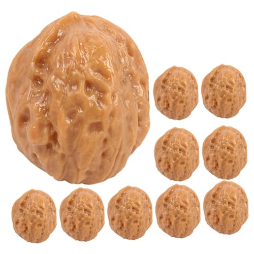 COSMEVIVI 10 Stück Walnuss Modell, Künstliche Lebensmittelmodelle, Lebensechte Nuss Dekorationen, Künstliche Walnüsse, Künstliche Heimornamente, Künstliche Nuss Ornamente, Künstliche Nuss COSMEVIVI 10 Stück Walnuss Modell, Künstliche Lebensmittelmodelle, Lebensechte Nuss Dekorationen, Künstliche Walnüsse, Künstliche Heimornamente, Künstliche Nuss Ornamente, Künstliche Nuss von COSMEVIVI