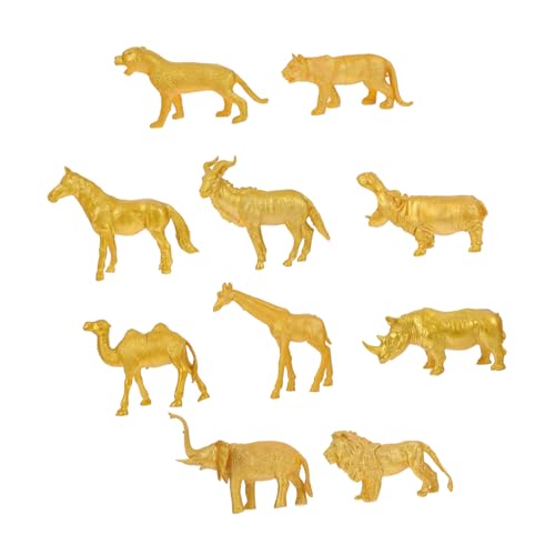 COSMEVIVI 10 Stücke Simulation Wildtier Verzierungen Mini Simulation Handwerk Tierfigur Modelle von COSMEVIVI