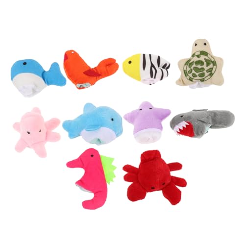 COSMEVIVI 10 Teiliges Meerestier Fingerpuppen Set Bunte Handgefertigte Fingerpuppen Aus Weichem Stoff Für Kreatives Spiel Und Geschichten Erzählen Ideal Für Kinder Ab 3 Jahren COSMEVIVI 10 Teiliges Meerestier Fingerpuppen Set Bunte Handgefertigte Fingerpuppen Aus Weichem Stoff Für Kreatives Spiel Und Geschichten Erzählen Ideal Für Kinder Ab 3 Jahren von COSMEVIVI