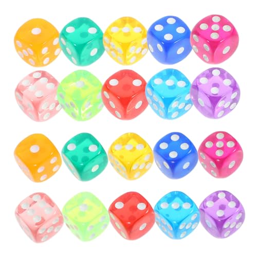 COSMEVIVI 100 Stück Transparente Spielwürfel, Kreative Brettspiele, Partyspielwürfel, Brettspielwürfel, Unterhaltungswürfel, Party Requisite, Klassenzimmer Spielwürfel, Brettspielwürfel, COSMEVIVI 100 Stück Transparente Spielwürfel, Kreative Brettspiele, Partyspielwürfel, Brettspielwürfel, Unterhaltungswürfel, Party Requisite, Klassenzimmer Spielwürfel, Brettspielwürfel, von COSMEVIVI
