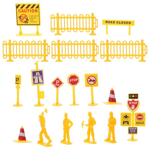 COSMEVIVI 108-teiliges Miniatur-Straßensperren- und Verkehrssignalset für Kinder, Verkehrszeichen, Konstruktionsspielset, pädagogisches Spielzeug zum Erlernen von Verkehrsregeln und Städtebau COSMEVIVI 108-teiliges Miniatur-Straßensperren- und Verkehrssignalset für Kinder, Verkehrszeichen, Konstruktionsspielset, pädagogisches Spielzeug zum Erlernen von Verkehrsregeln und Städtebau von COSMEVIVI