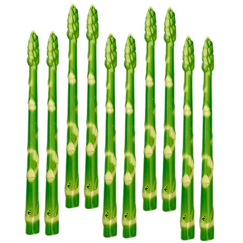 COSMEVIVI 10St gefälschter Spargel The Green die grünen Agrardekoration Spargelstütze für die Küche Anlage Spargel-Modelle künstliches Spargelmodell Schaufenster Spargel Ornament PVC COSMEVIVI 10St gefälschter Spargel The Green die grünen Agrardekoration Spargelstütze für die Küche Anlage Spargel-Modelle künstliches Spargelmodell Schaufenster Spargel Ornament PVC von COSMEVIVI