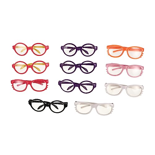 COSMEVIVI 11St Puppenbrille Puppen kinderpuppe Puppenmode Spielzeuggeschenke kunststoffgläser Safe Toy Puppe Cosplay Partyzubehör Anziehbrille aus Kunststoff Brille Plastik COSMEVIVI 11St Puppenbrille Puppen kinderpuppe Puppenmode Spielzeuggeschenke kunststoffgläser Safe Toy Puppe Cosplay Partyzubehör Anziehbrille aus Kunststoff Brille Plastik von COSMEVIVI