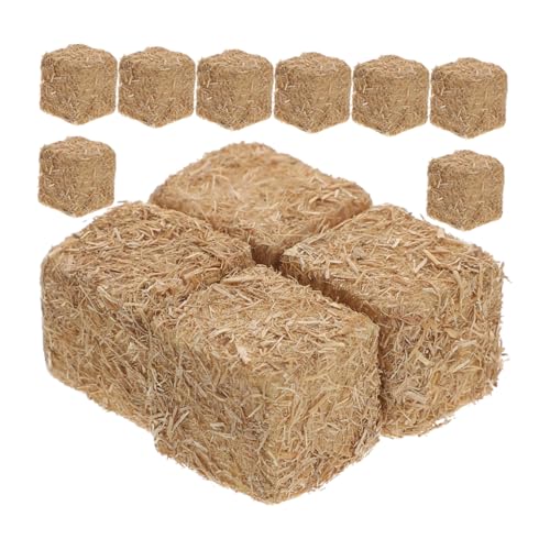 COSMEVIVI 12 Stück Miniatur Deko Rustikale Mini Heuhaufen für Puppenhäuser Modellbahnen und Gartenlandschaften für DIY Dekorationen und Herbstausstattung COSMEVIVI 12 Stück Miniatur Deko Rustikale Mini Heuhaufen für Puppenhäuser Modellbahnen und Gartenlandschaften für DIY Dekorationen und Herbstausstattung von COSMEVIVI