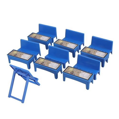 COSMEVIVI 13 Stück Miniatur Möbelset für Teiliges mit Tisch Stühlen und Tafel Sicheres Robustes Plastik für Puppenhäuser und Kreative Lernspiele COSMEVIVI 13 Stück Miniatur Möbelset für Teiliges mit Tisch Stühlen und Tafel Sicheres Robustes Plastik für Puppenhäuser und Kreative Lernspiele von COSMEVIVI