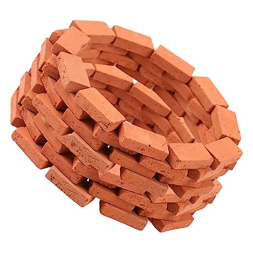 COSMEVIVI 150 Stück Mini Landschaftsbausteine Aus Rotem Backstein, Miniatur Ziegel Dekore, Miniatur Ziegel Figuren, Ziegel Modelle, Handgefertigte Layout Ziegel Dekore, Landschaftsbau COSMEVIVI 150 Stück Mini Landschaftsbausteine Aus Rotem Backstein, Miniatur Ziegel Dekore, Miniatur Ziegel Figuren, Ziegel Modelle, Handgefertigte Layout Ziegel Dekore, Landschaftsbau von COSMEVIVI